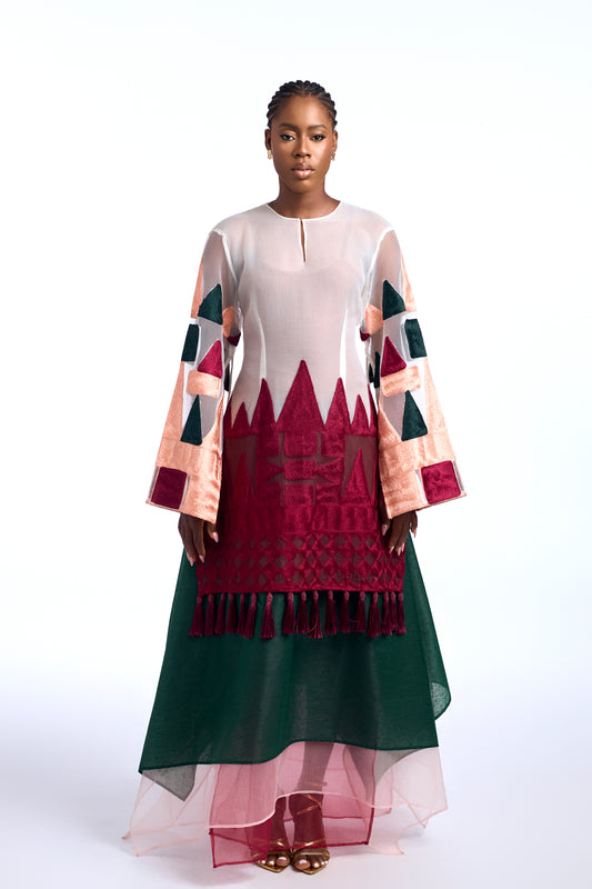 Ejiro Tassle Dija Kaftan