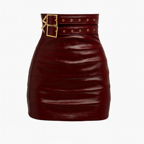 Udiaghebi Buckle Mini Skirt