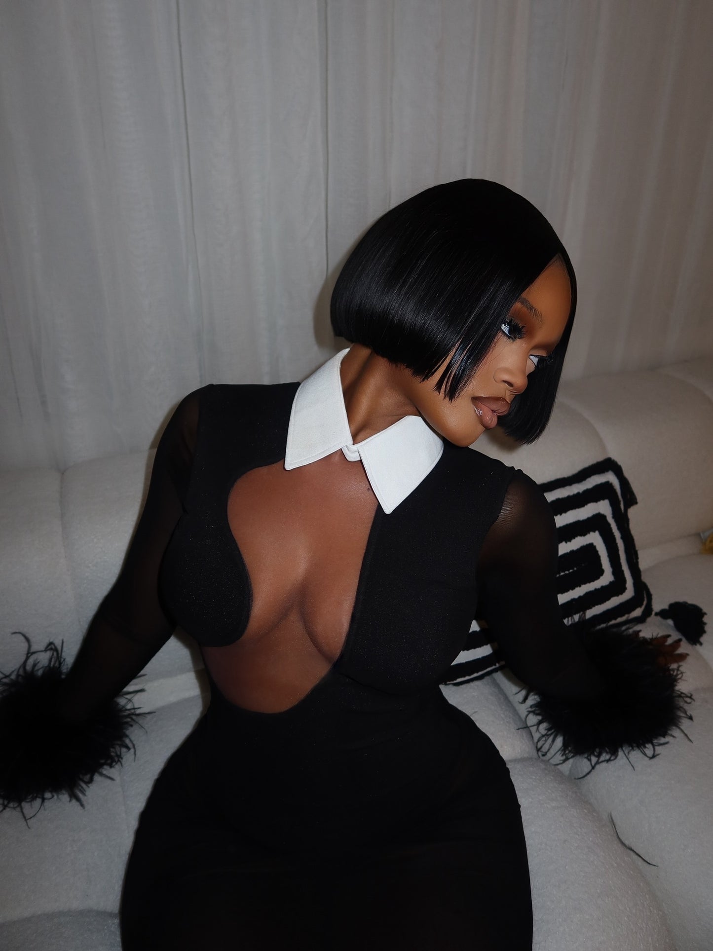 Udiaghebi The Noire Caress Dress